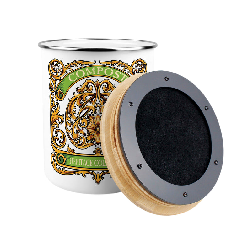 Purely Home French Nouveau Toller Compost Caddy