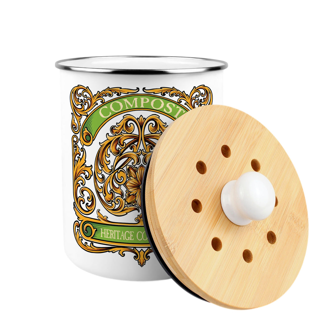 Purely Home French Nouveau Toller Compost Caddy