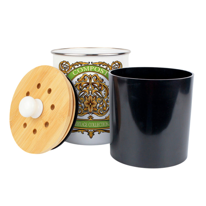 Purely Home French Nouveau Toller Compost Caddy