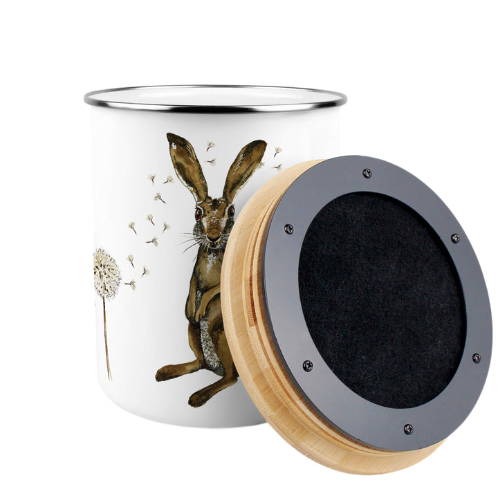 Purely Home Hare & Dandelions Toller Compost Caddy