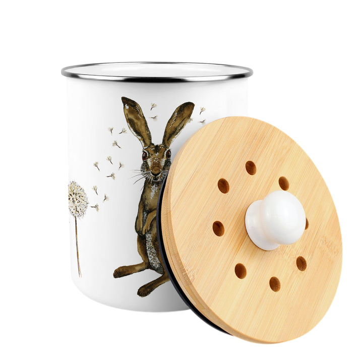Purely Home Hare & Dandelions Toller Compost Caddy