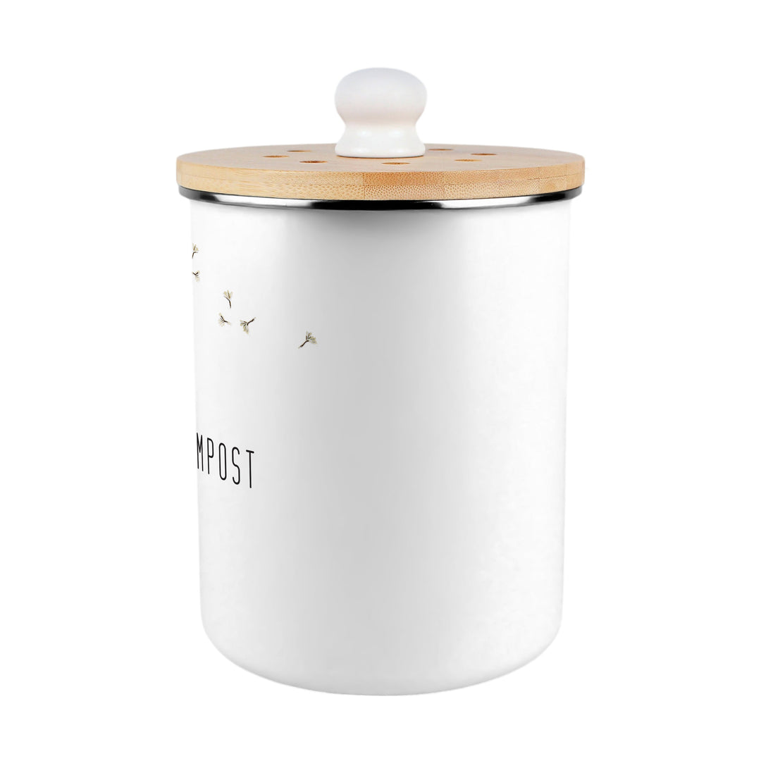Purely Home Hare & Dandelions Toller Compost Caddy