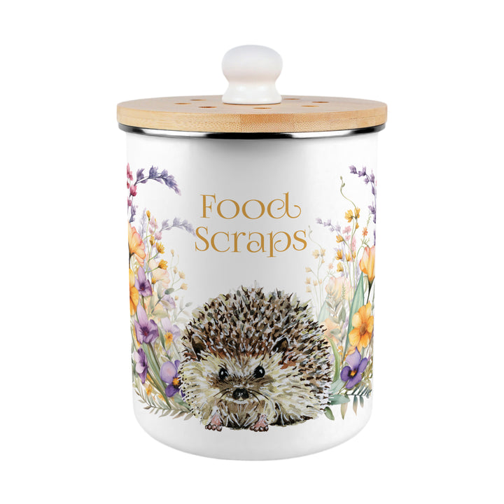 Purely Home Harriet Hedgehog Toller Compost Caddy