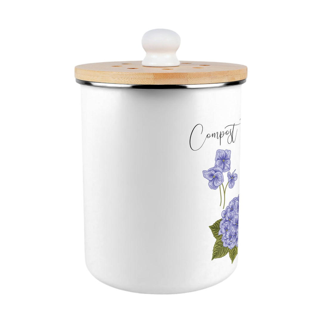Purely Home Hydrangea Toller Compost Caddy