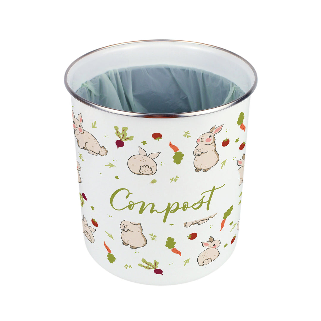 Purely Home Allotment Rabbits Toller Compost Caddy