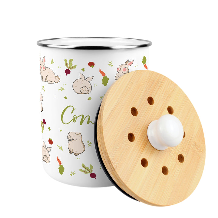 Purely Home Allotment Rabbits Toller Compost Caddy