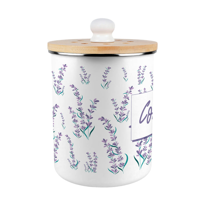 Purely Home Lavender Garden Toller Compost Caddy