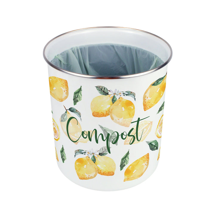 Purely Home Lemons Toller Compost Caddy