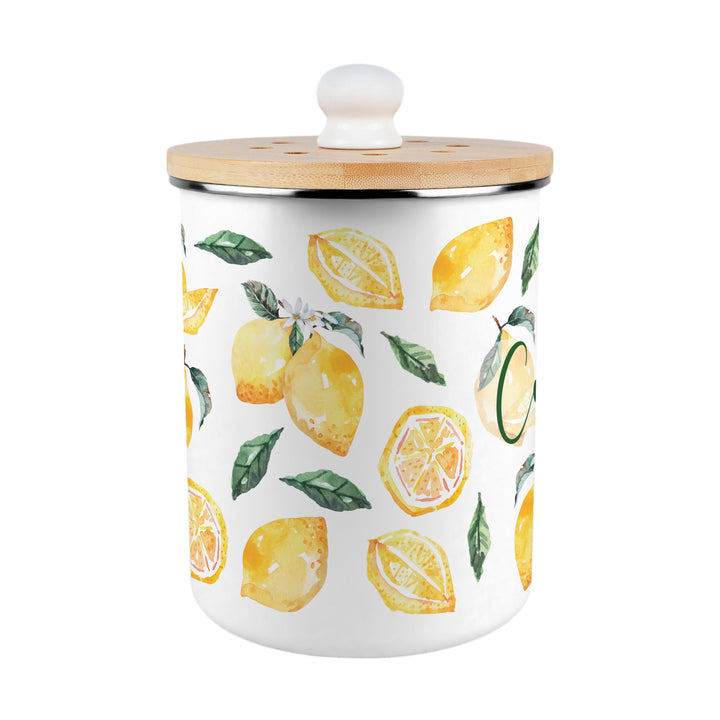 Purely Home Lemons Toller Compost Caddy