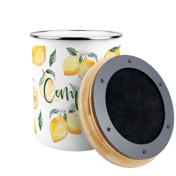 Purely Home Lemons Toller Compost Caddy