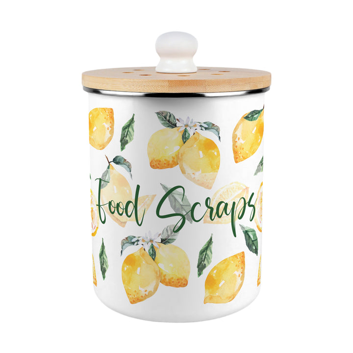 Purely Home Lemons Toller Compost Caddy