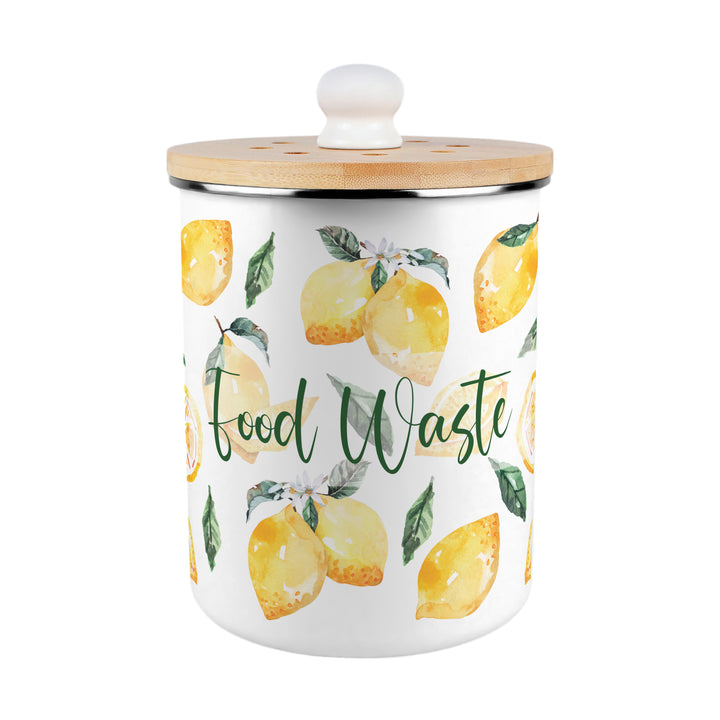 Purely Home Lemons Toller Compost Caddy