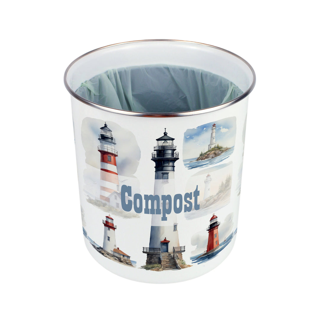 Purely Home Lighthouses Toller Compost Caddy