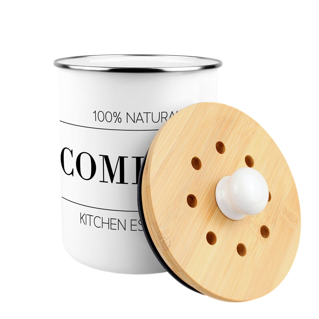Purely Home Minimalist Essentials Toller Compost Caddy