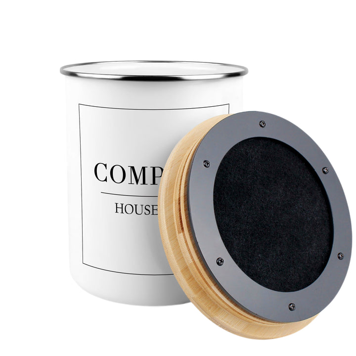 Purely Home Minimalist Toller Compost Caddy