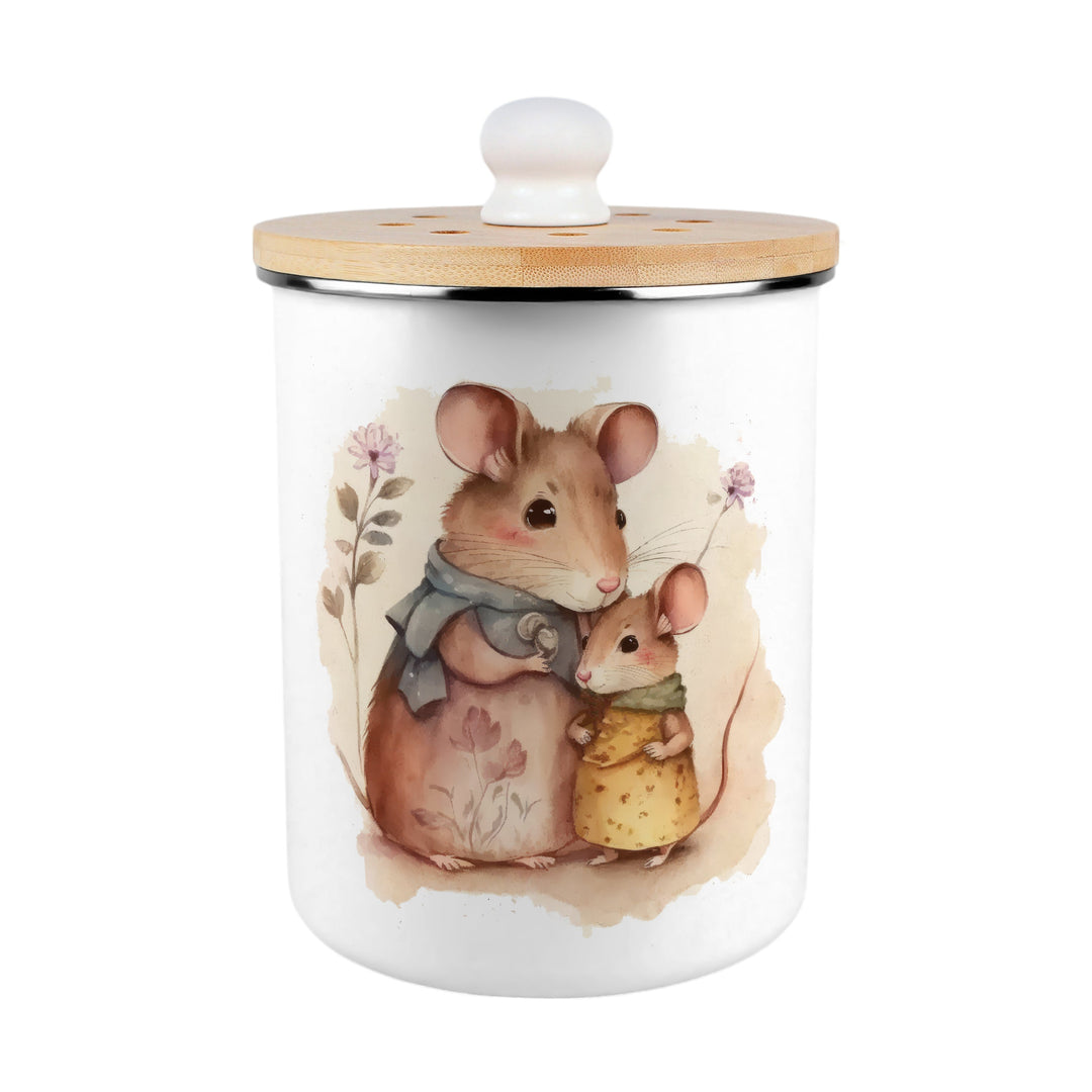 Purely Home Mouse Family Toller Compost Caddy