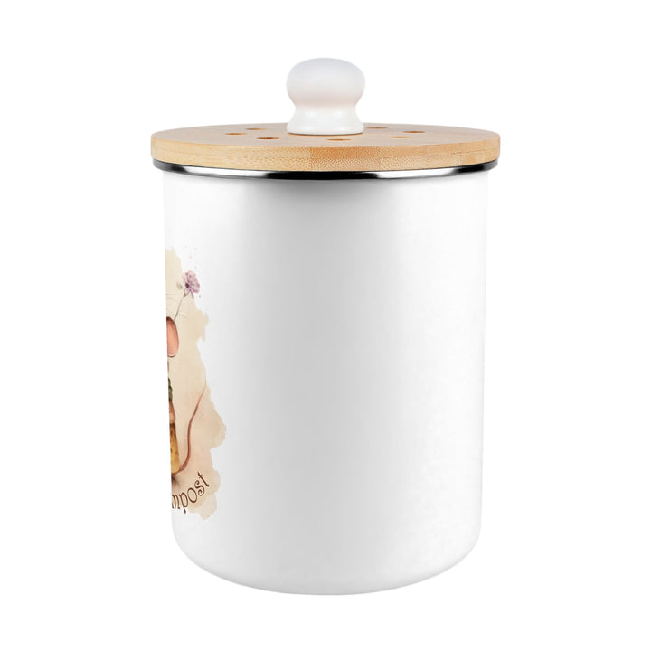 Purely Home Mouse Family Toller Compost Caddy