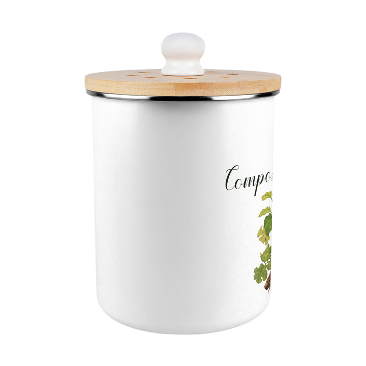 Purely Home Forest Mushrooms Toller Compost Caddy