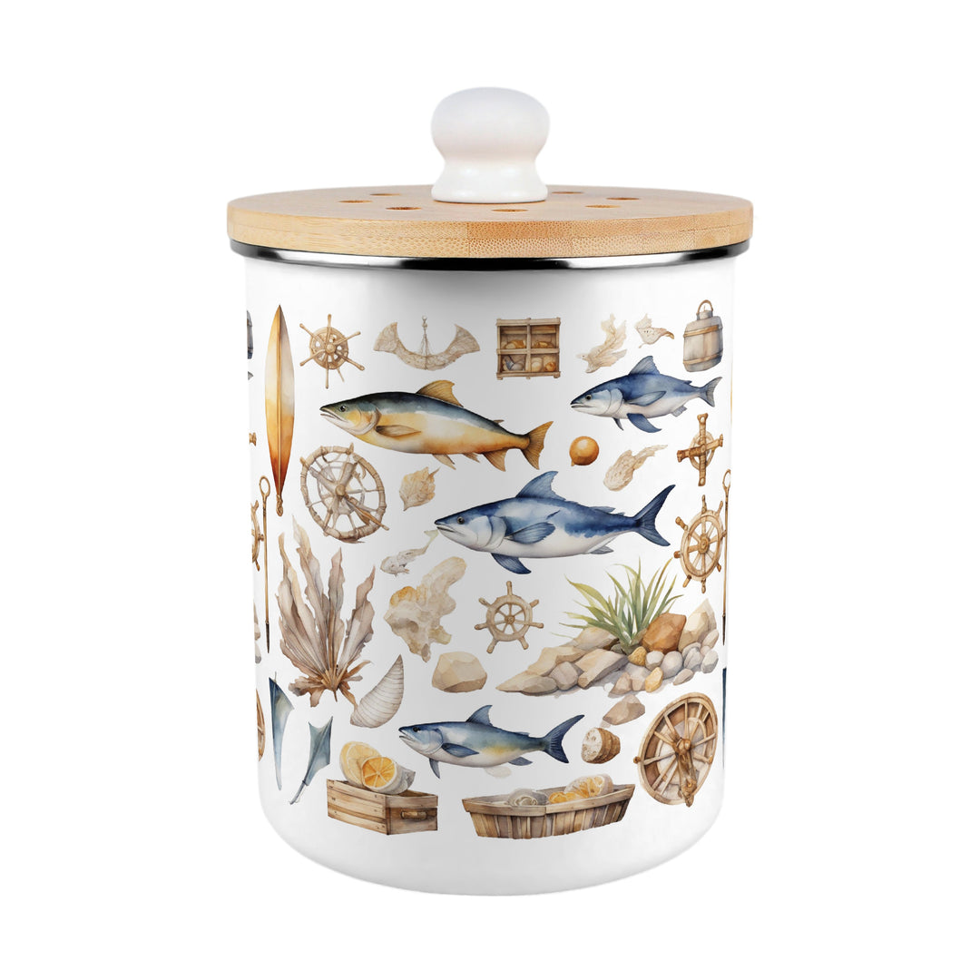 Purely Home Nautical Icons Toller Compost Caddy