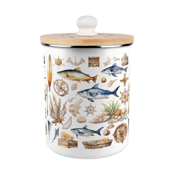 Purely Home Nautical Icons Toller Compost Caddy