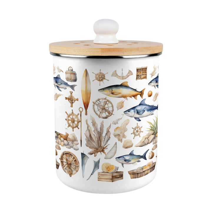 Purely Home Nautical Icons Toller Compost Caddy