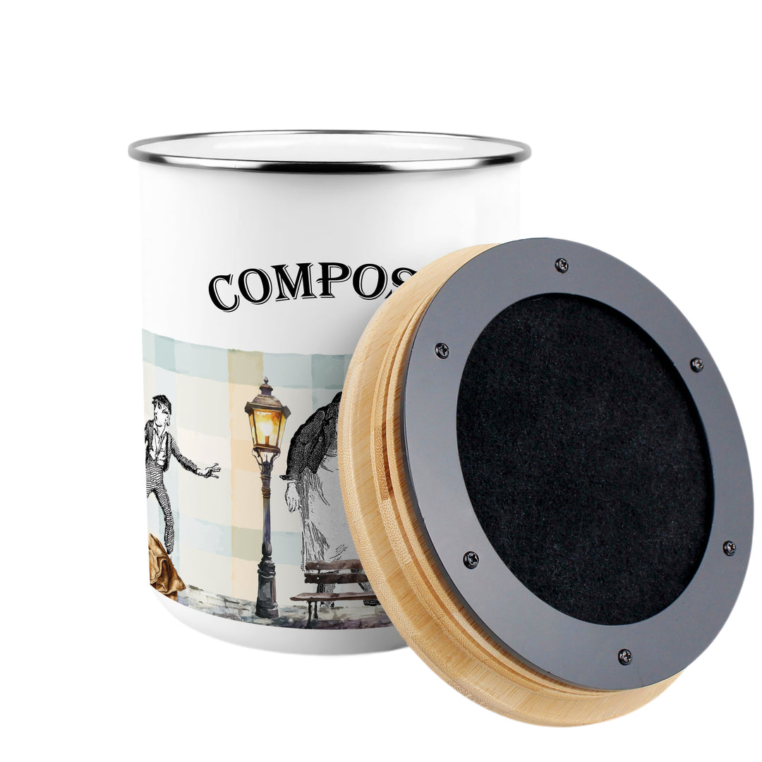 Purely Home Oliver Twist Toller Compost Caddy