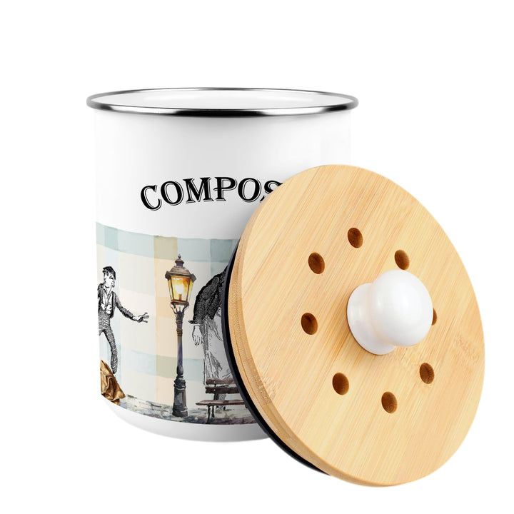 Purely Home Oliver Twist Toller Compost Caddy