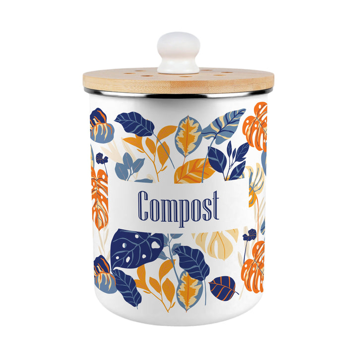 Purely Home Exotic Jungle Toller Compost Caddy