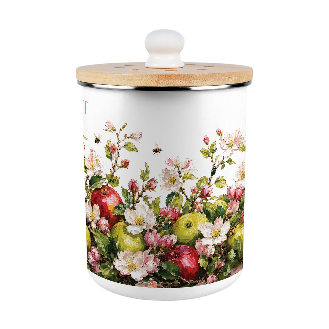 Purely Home Apple Blossom Toller Compost Caddy