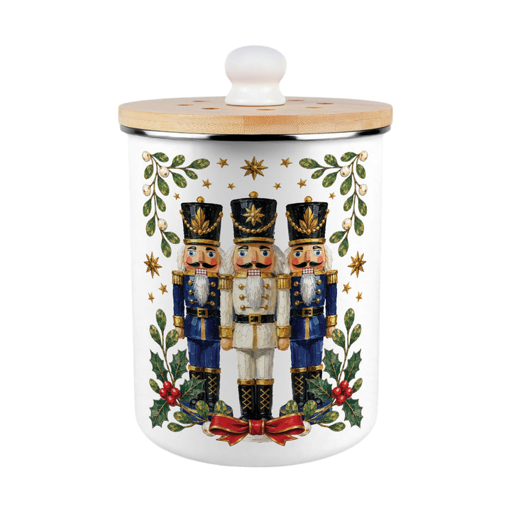 Purely Home Festive Nutcrackers Toller Compost Caddy