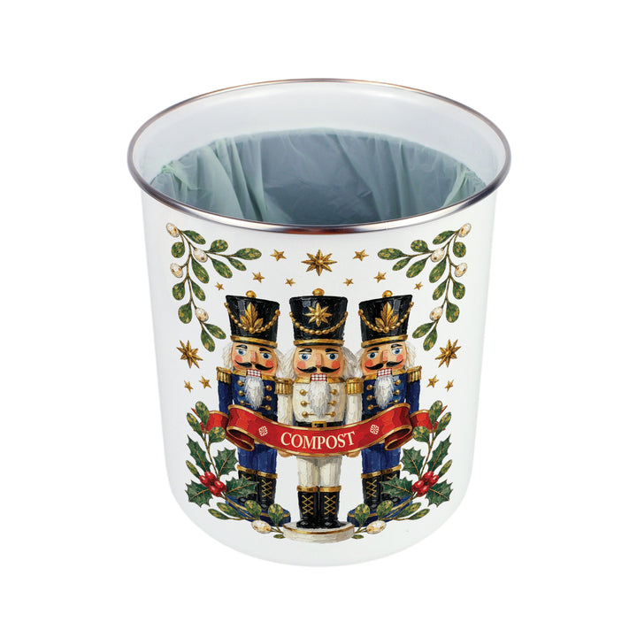 Purely Home Festive Nutcrackers Toller Compost Caddy