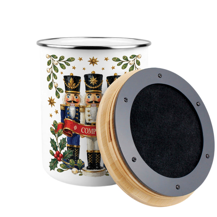 Purely Home Festive Nutcrackers Toller Compost Caddy