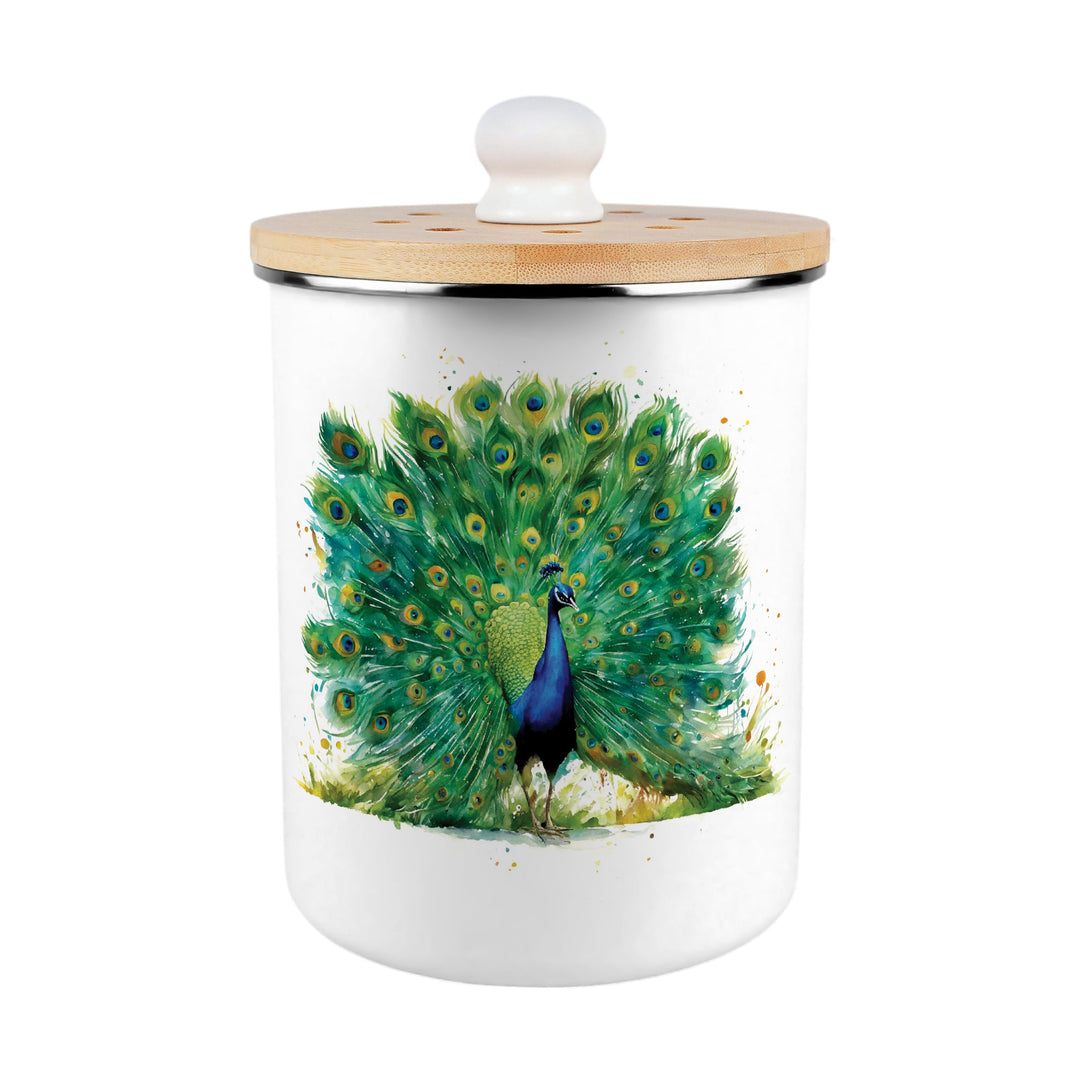 Purely Home Majestic Peacock Toller Compost Caddy