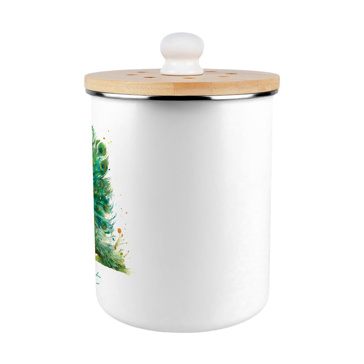 Purely Home Majestic Peacock Toller Compost Caddy