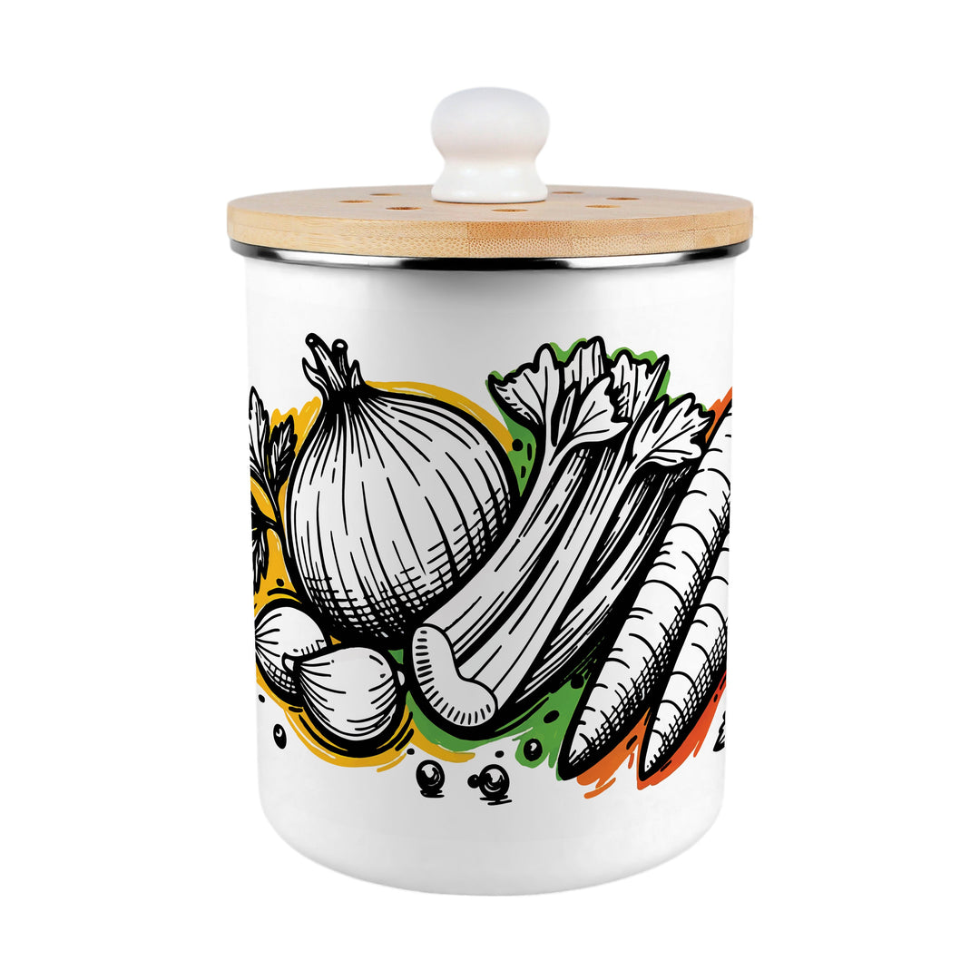 Purely Home Pop Vegetables Toller Compost Caddy