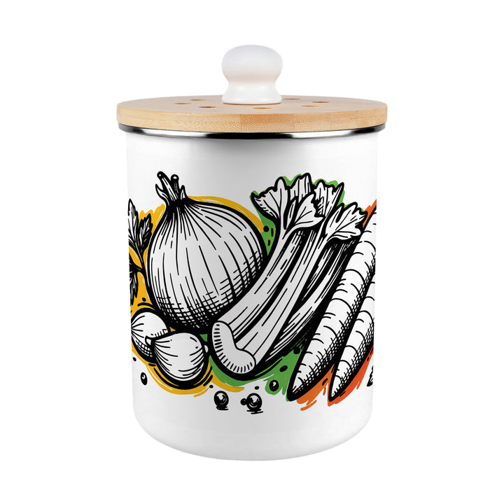 Purely Home Pop Vegetables Toller Compost Caddy