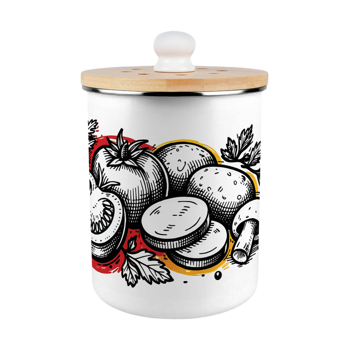 Purely Home Pop Vegetables Toller Compost Caddy