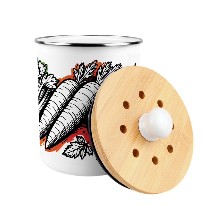 Purely Home Pop Vegetables Toller Compost Caddy