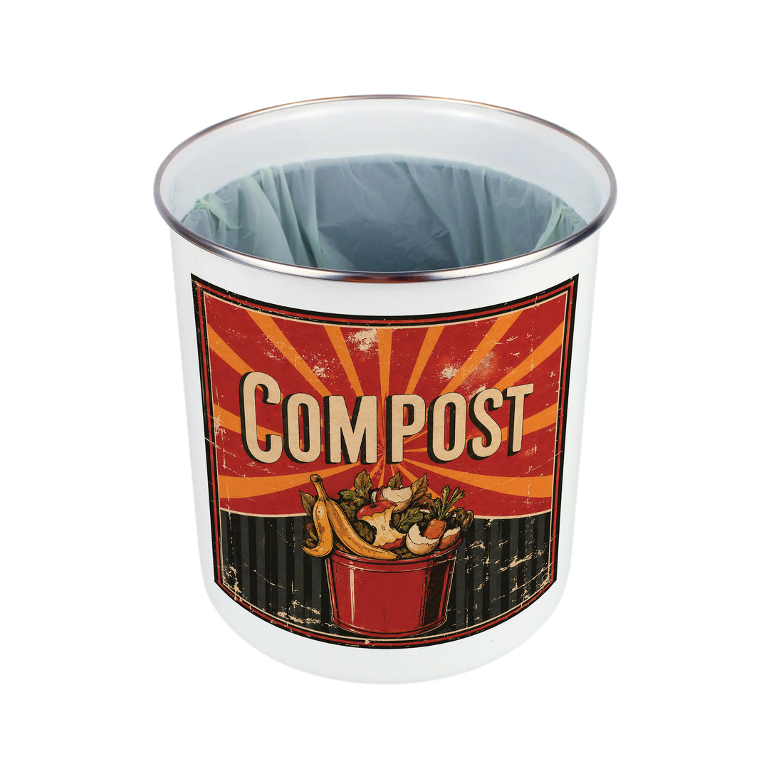 Purely Home Retro Toller Compost Caddy
