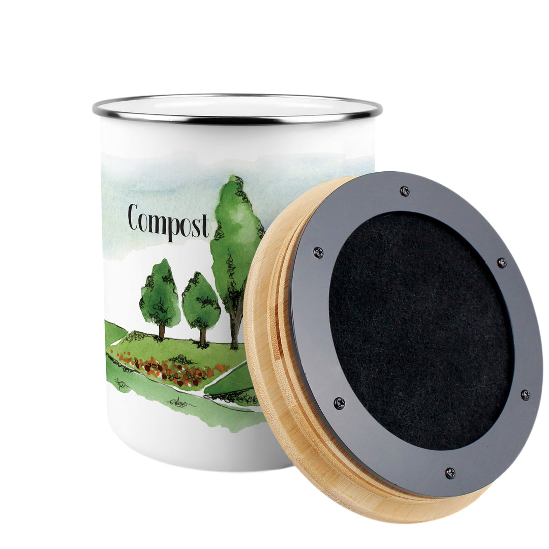 Purely Home British Landscapes Toller Compost Caddy