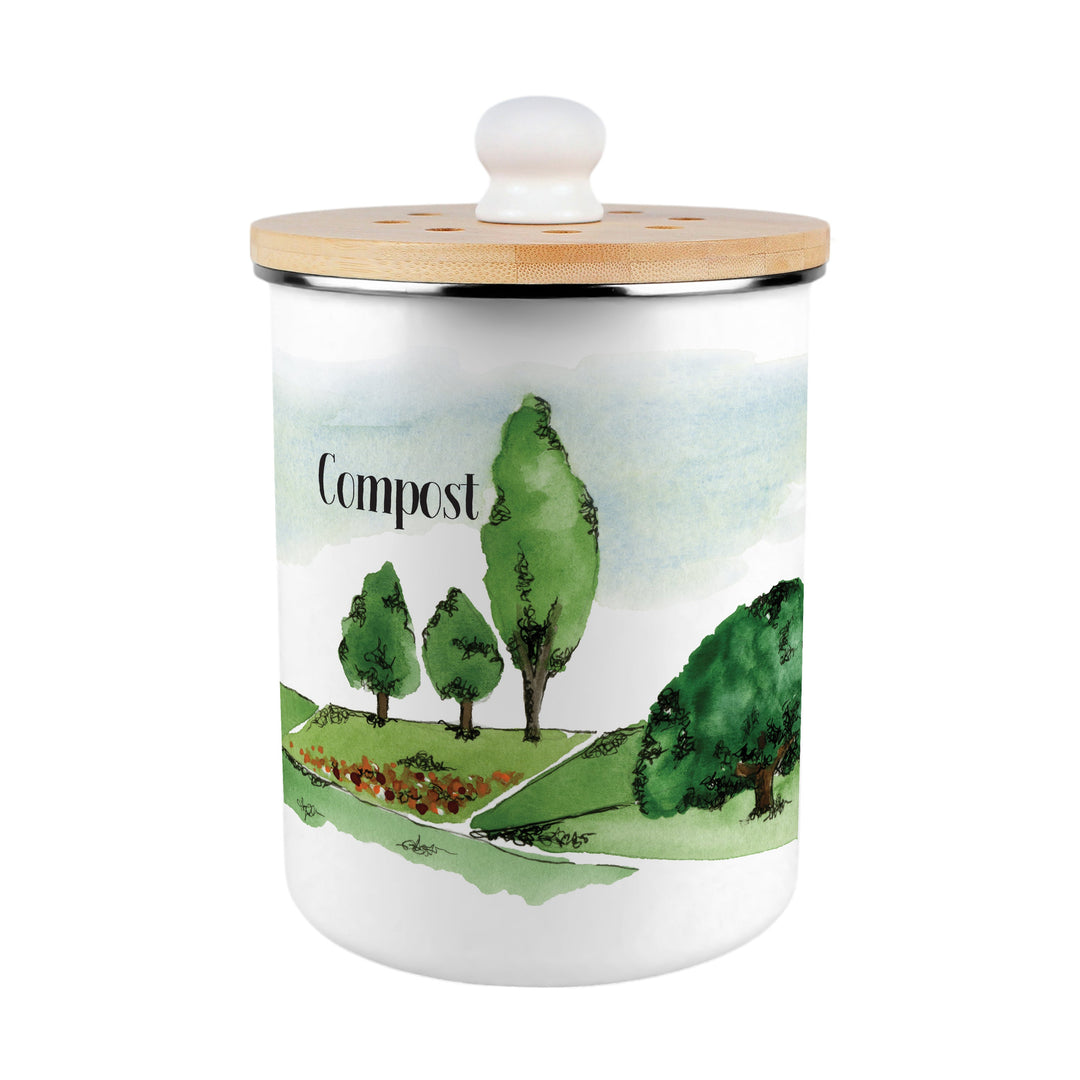 Purely Home British Landscapes Toller Compost Caddy