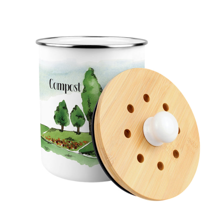 Purely Home British Landscapes Toller Compost Caddy