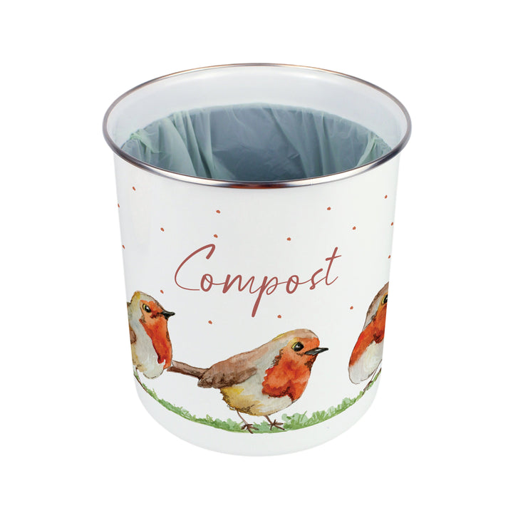 Purely Home English Robins Toller Compost Caddy