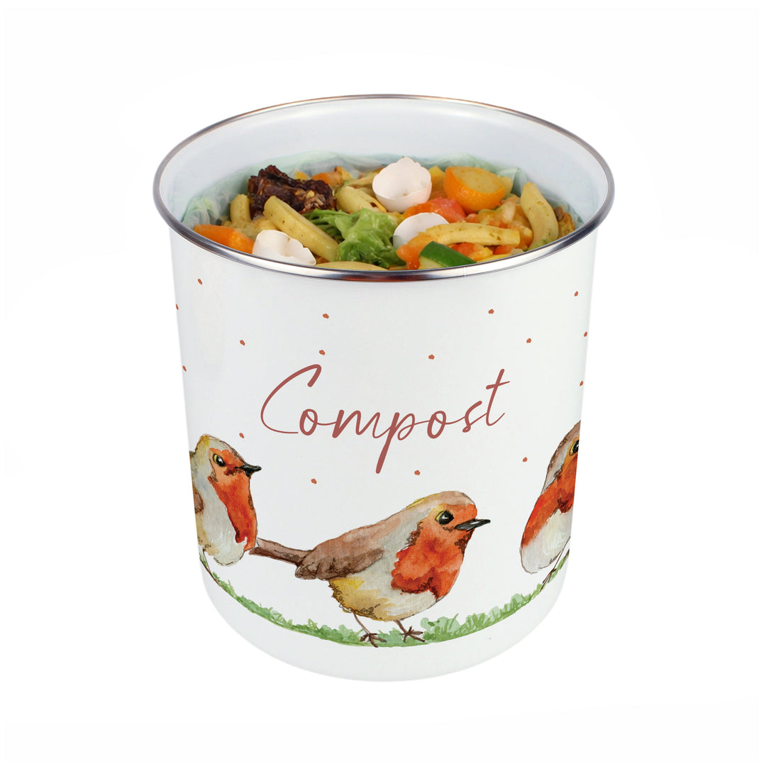 Purely Home English Robins Toller Compost Caddy