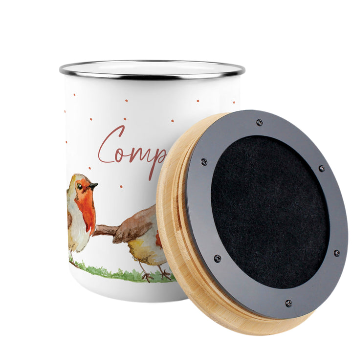 Purely Home English Robins Toller Compost Caddy