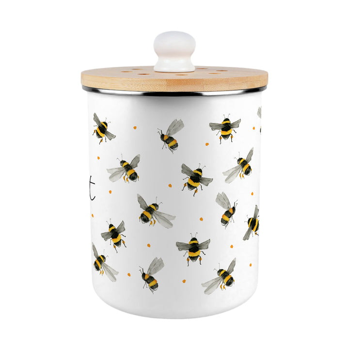 Purely Home Scattered Bees Toller Compost Caddy