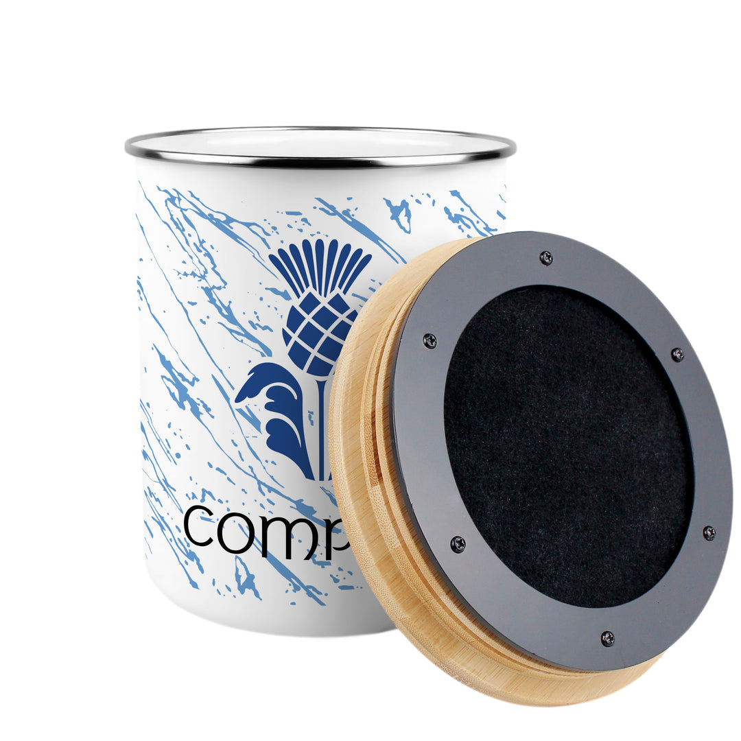 Purely Home Scottish Thistle Toller Compost Caddy