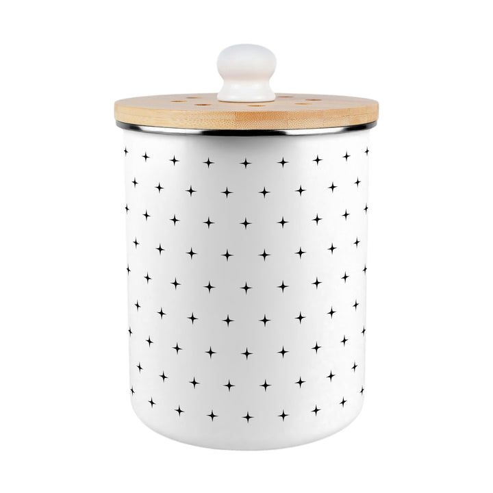 Purely Home Starburst Crosses Toller Compost Caddy