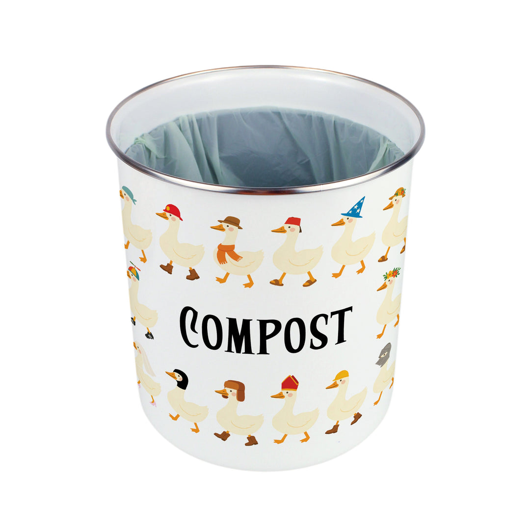 Purely Home Silly Goose Toller Compost Caddy