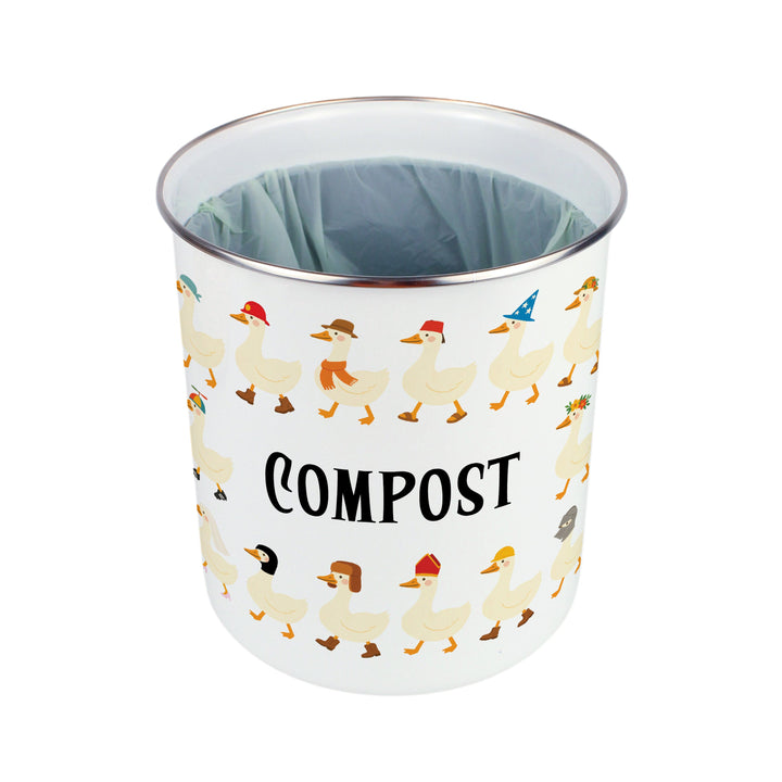 Purely Home Silly Goose Toller Compost Caddy